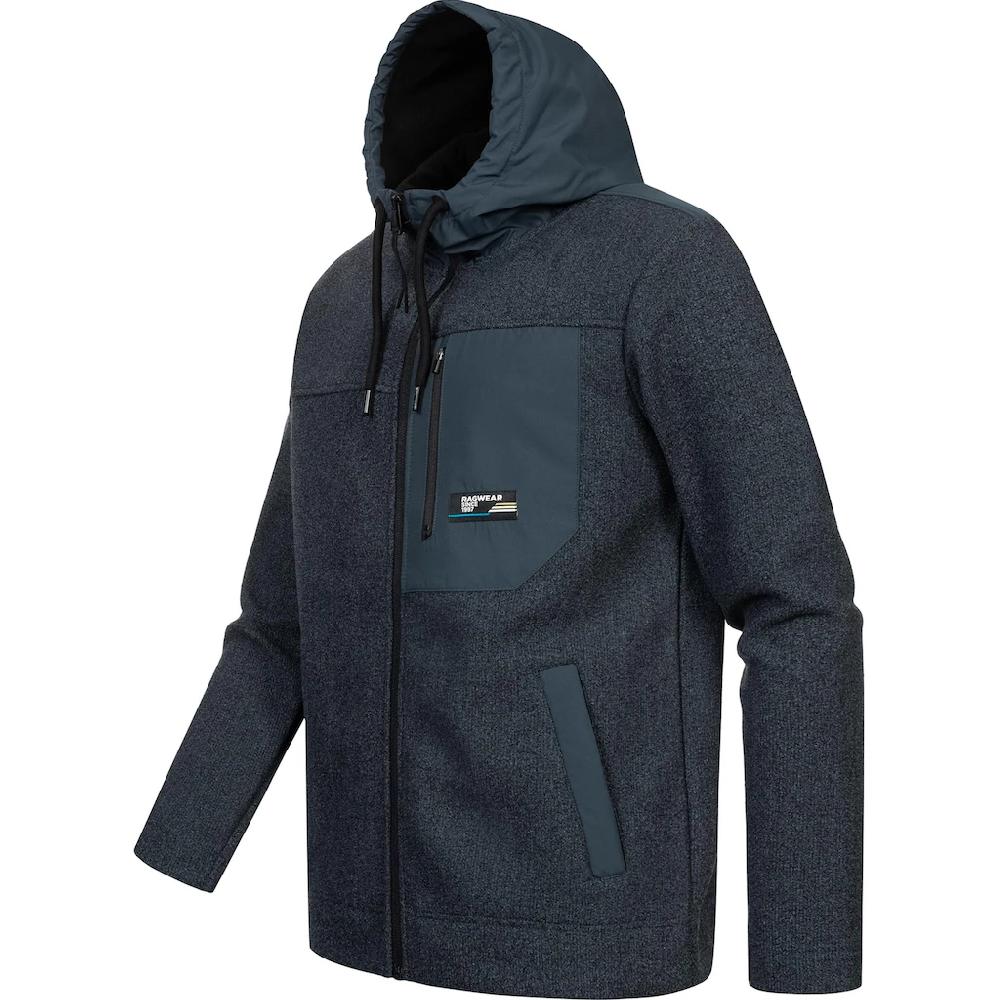 Ragwear Fleecejacke »Brodney« Mit Kapuze Stylische Herren Übergangsjacke Mit Brusttasche ▷ Kaufen