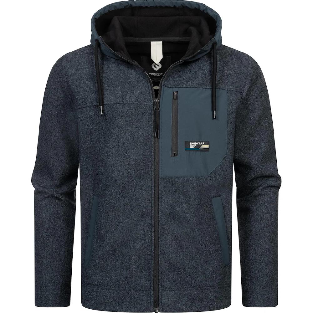Ragwear Fleecejacke »Brodney« Mit Kapuze Stylische Herren Übergangsjacke Mit Brusttasche ▷ Kaufen