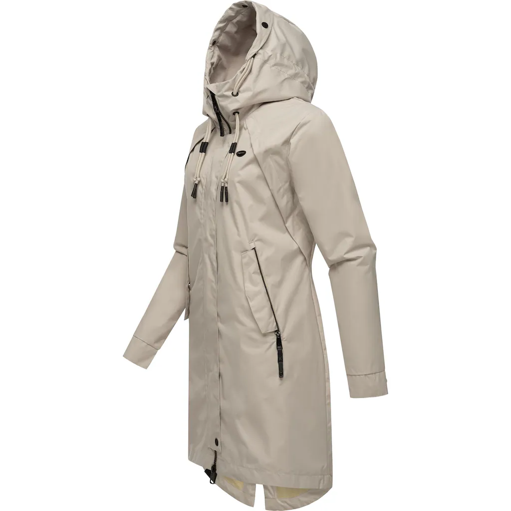 Ragwear Jerseymantel »Rejany« Wasserdichter Damen Parka Für Die Übergangszeit