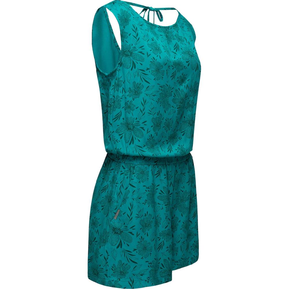 Ragwear Jumpsuit »Zella« Schicker Kurzer Damen Overall Mit Floralem Print