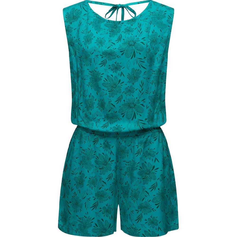 Ragwear Jumpsuit »Zella« schicker kurzer Damen Overall mit floralem Print