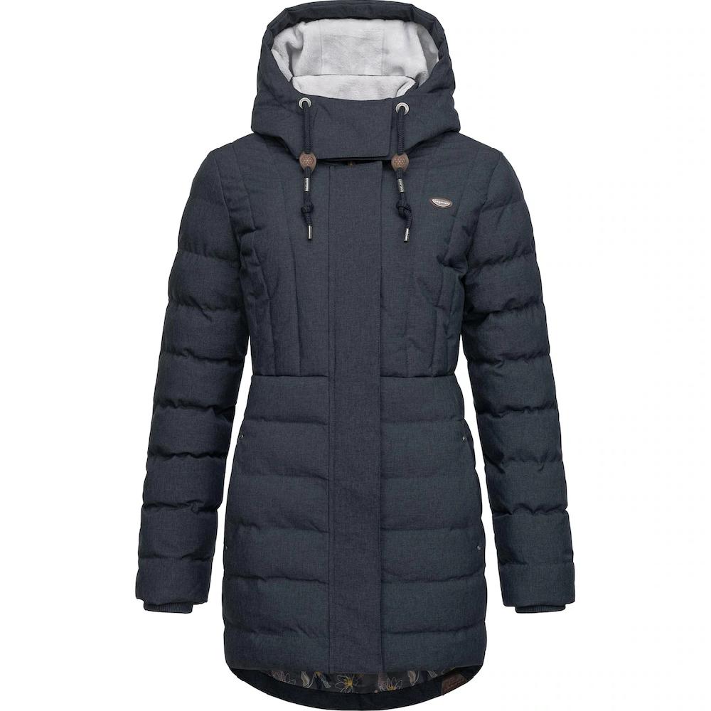 Ragwear Kurzmantel »Ashanta« Wasserdichter Winterparka Mit Gefütterter Kapuze