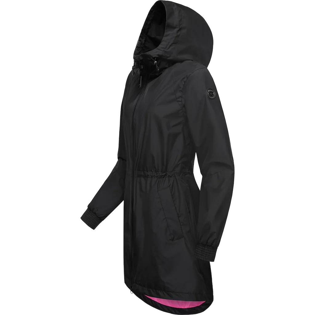 Ragwear Kurzmantel »Bronja II« Wasserdichter Übergangsmantel Mit Mesh-Innenfutter