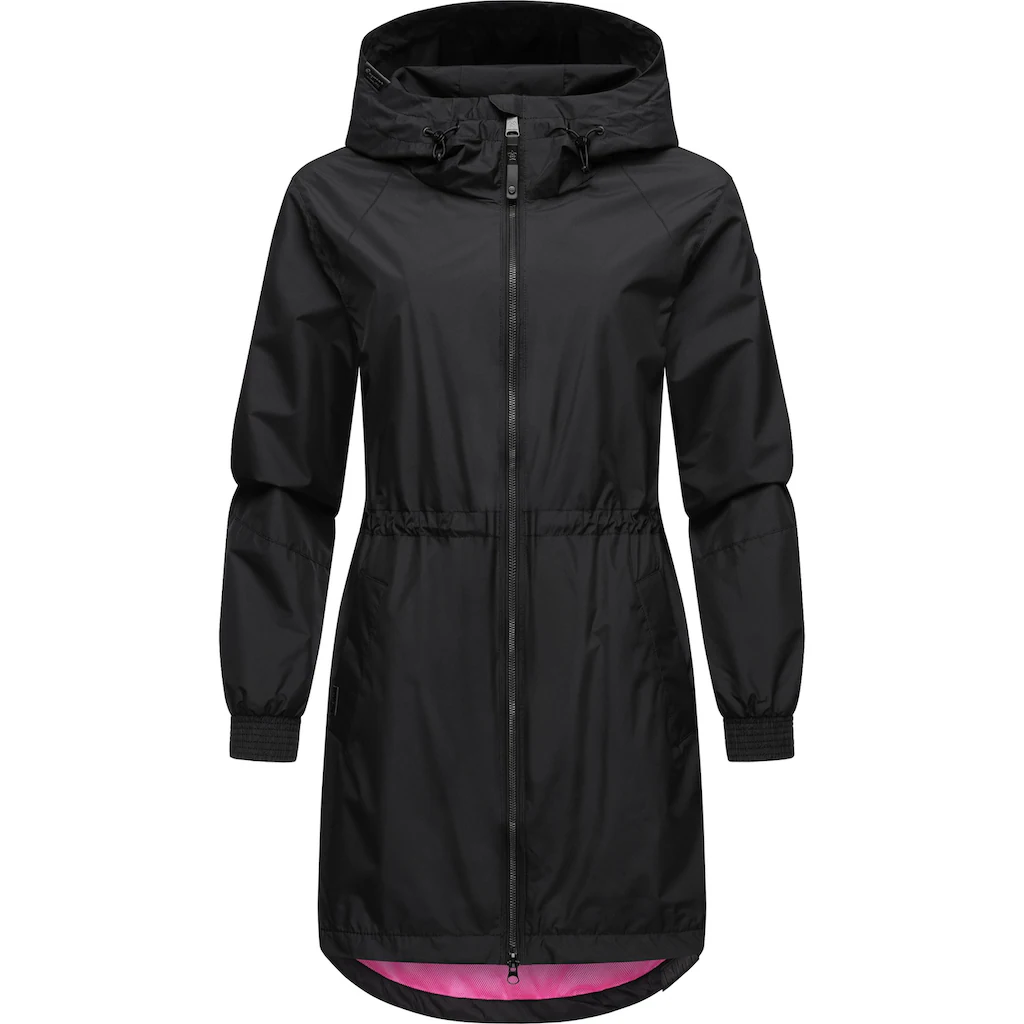 Ragwear Kurzmantel »Bronja II« Wasserdichter Übergangsmantel mit Mesh-Innenfutter