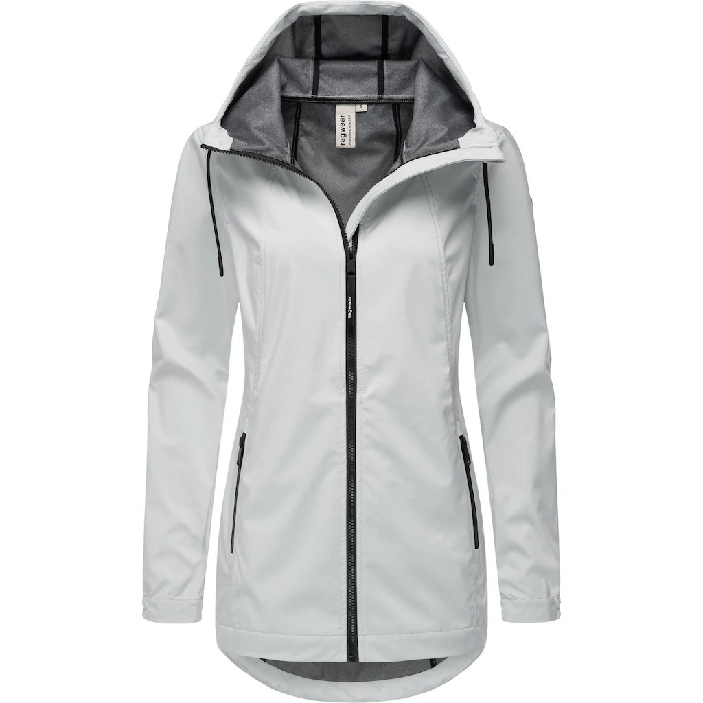 Ragwear Kurzmantel »Zuzka Sport« Wasserdichter Kurzer Übergangsmantel Für Damen