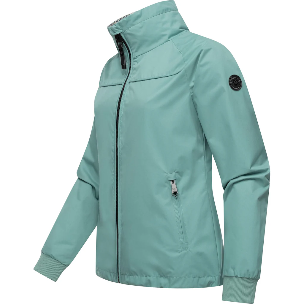 Ragwear Outdoorjacke »Apola« Ohne Kapuze Wasserdichte Damen Übergangsjacke Mit Hohem Kragen