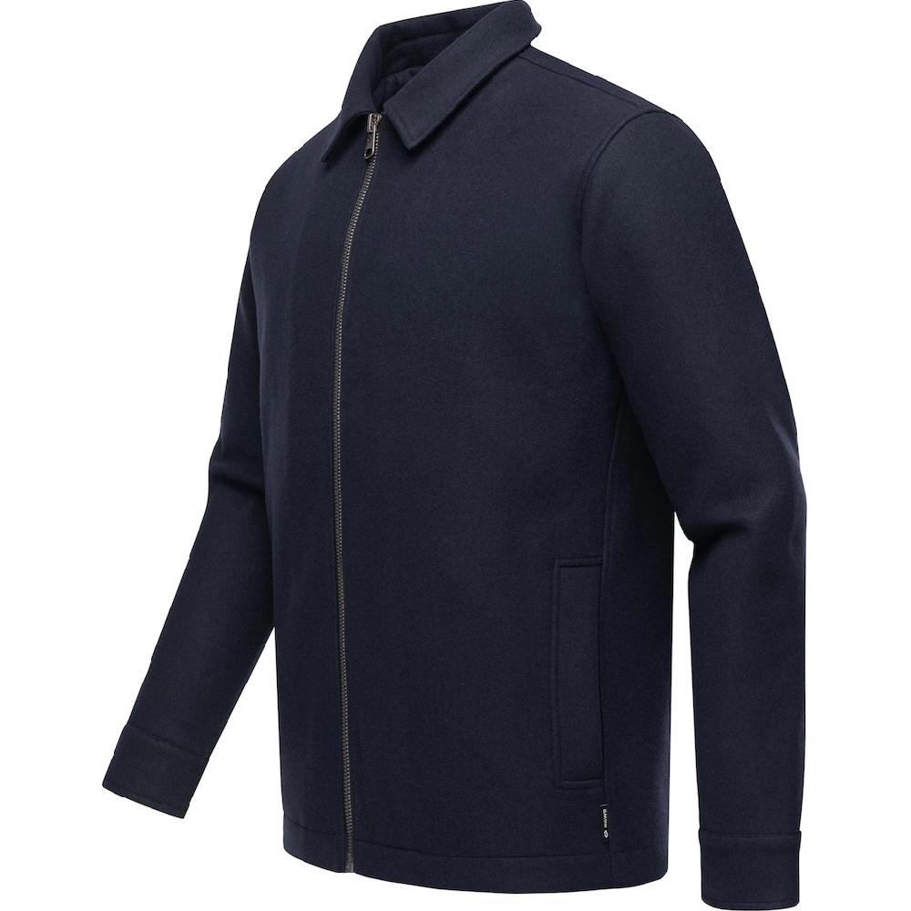 Ragwear Outdoorjacke »Azzte Felt« Ohne Kapuze Stylische Herren Hemdjacke In Woll-Optik