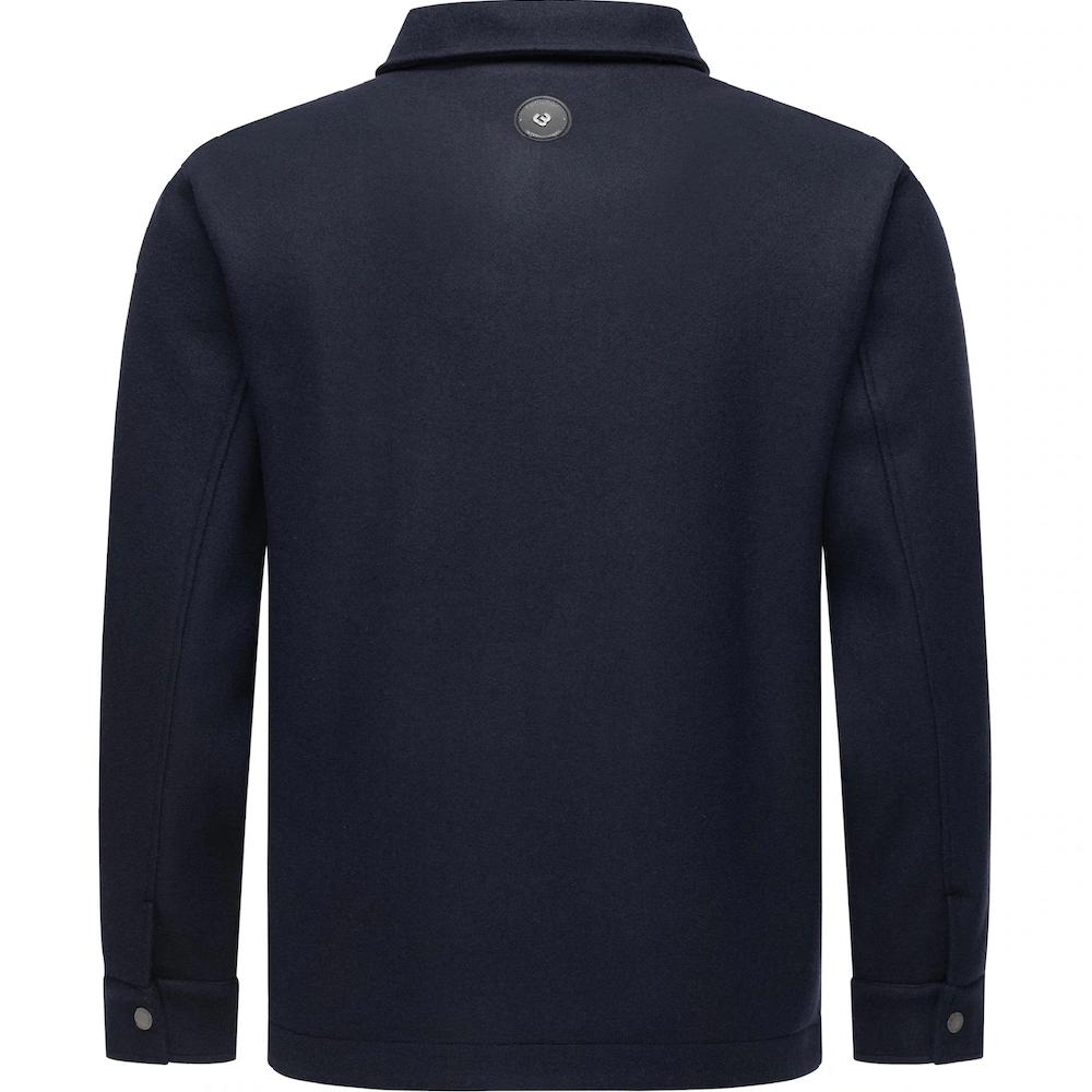 Ragwear Outdoorjacke »Azzte Felt« Ohne Kapuze Stylische Herren Hemdjacke In Woll-Optik