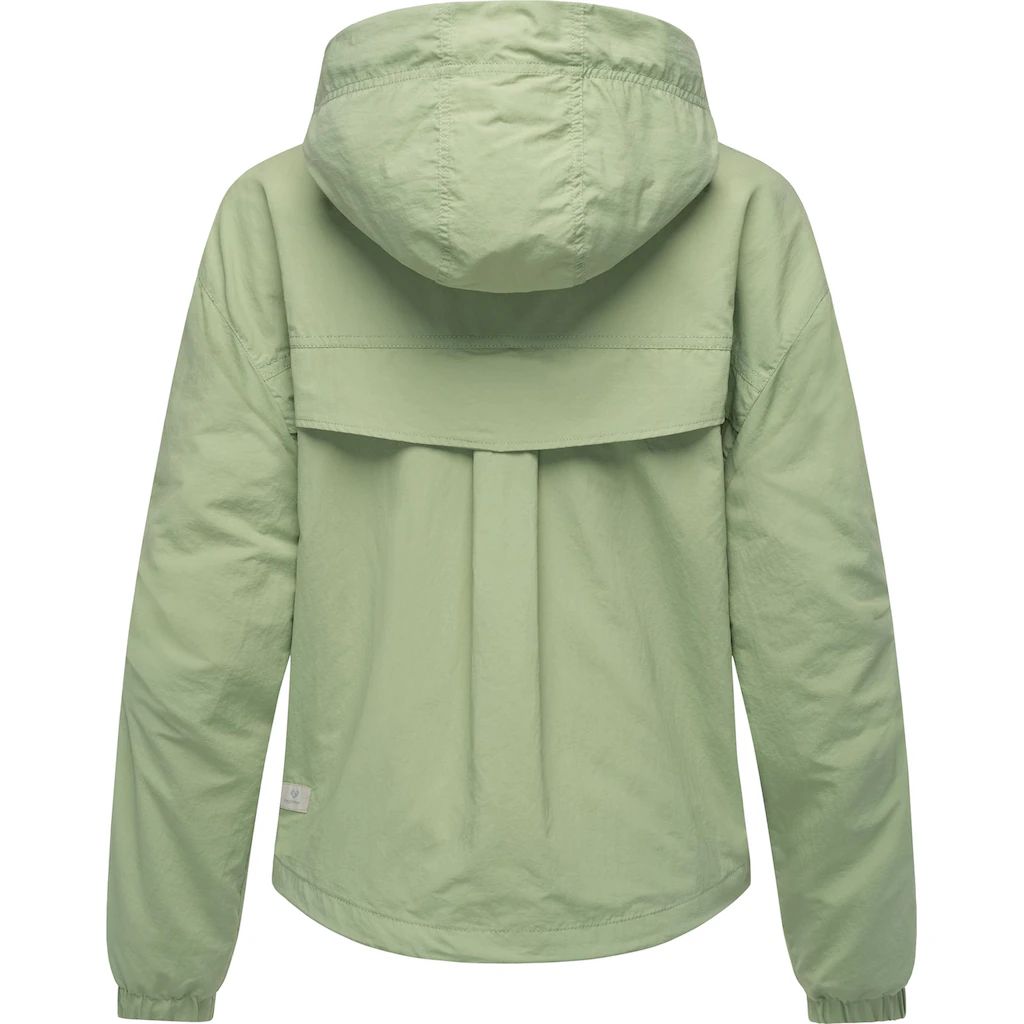 Ragwear Outdoorjacke »Cerys« Mit Kapuze Kurze Damen Übergangsjacke Mit Verstaubarer Kapuze