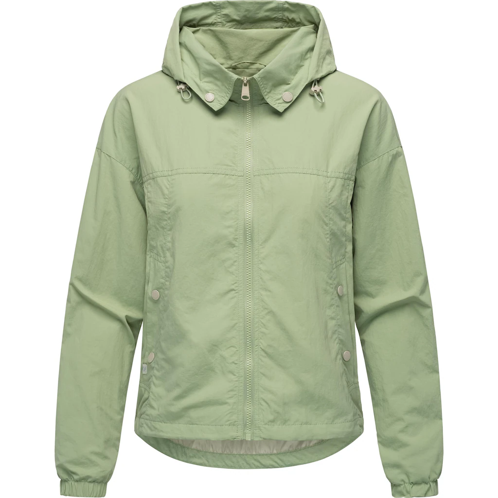 Ragwear Outdoorjacke »Cerys« Mit Kapuze Kurze Damen Übergangsjacke Mit Verstaubarer Kapuze