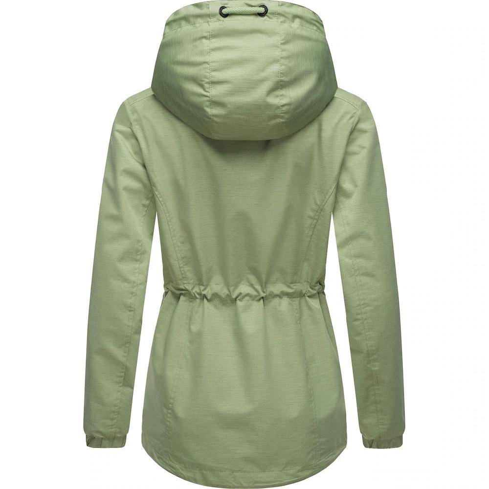 Ragwear Outdoorjacke »Dankka Tech« Mit Kapuze Stylische Damen Übergangsjacke Aus Wasserdichtem Material