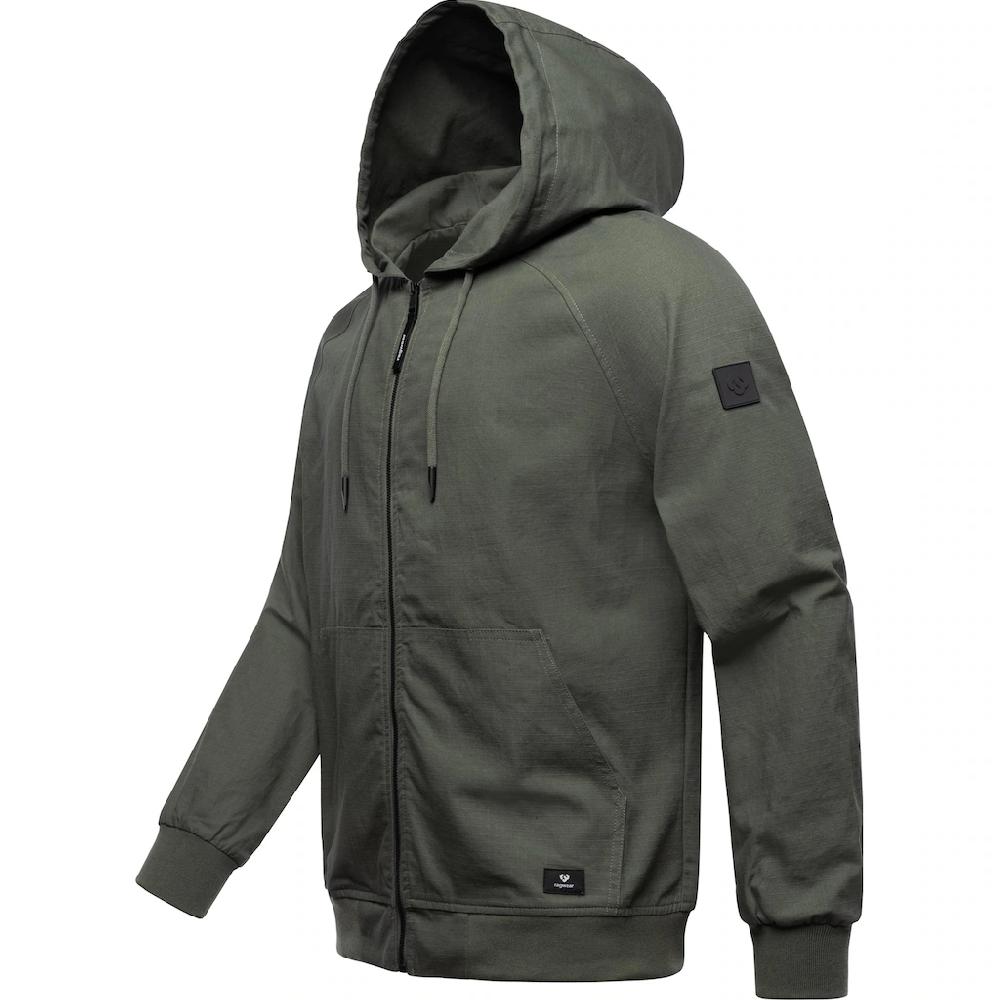 Ragwear Outdoorjacke »Garoo« Mit Kapuze Stylische Herren Übergangsjacke Aus Ripstop-Material