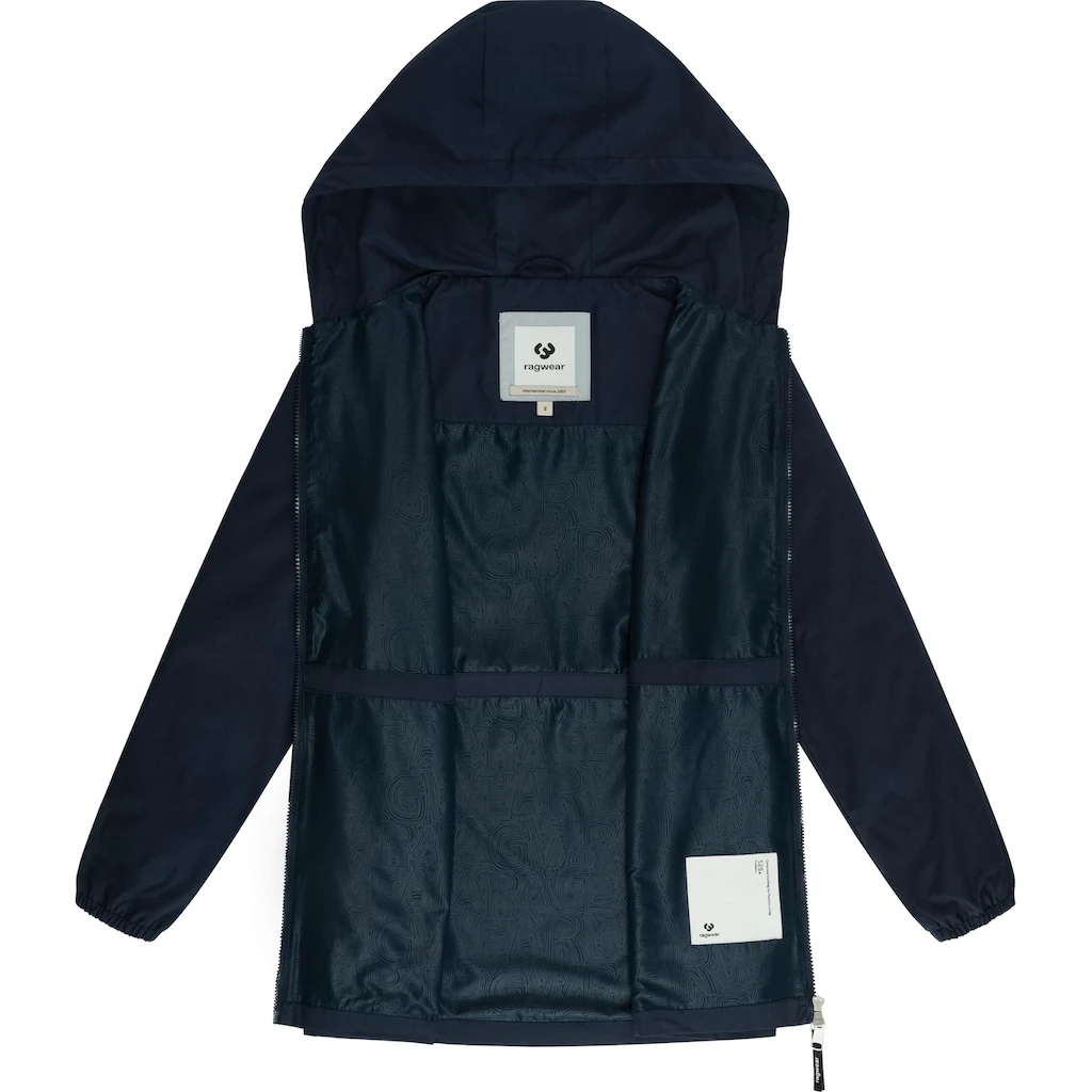 Ragwear Outdoorjacke »Monadissimo B« Mit Kapuze Leichte Kapuzenjacke Mit Taillenzugband
