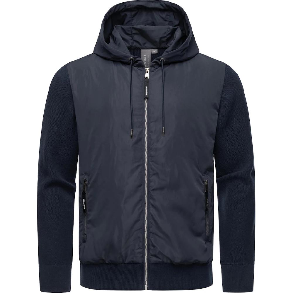 Ragwear Outdoorjacke »Ronel« mit Kapuze Leichte Herren Jacke mit weichen Strickärmeln ▷ kaufen
