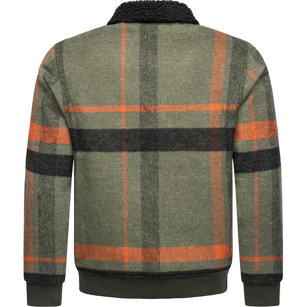 Ragwear Outdoorjacke »Sivval Check« Ohne Kapuze Warme Herren Übergangsjacke Mit Kuscheligem Kragen ▷ Bestellen