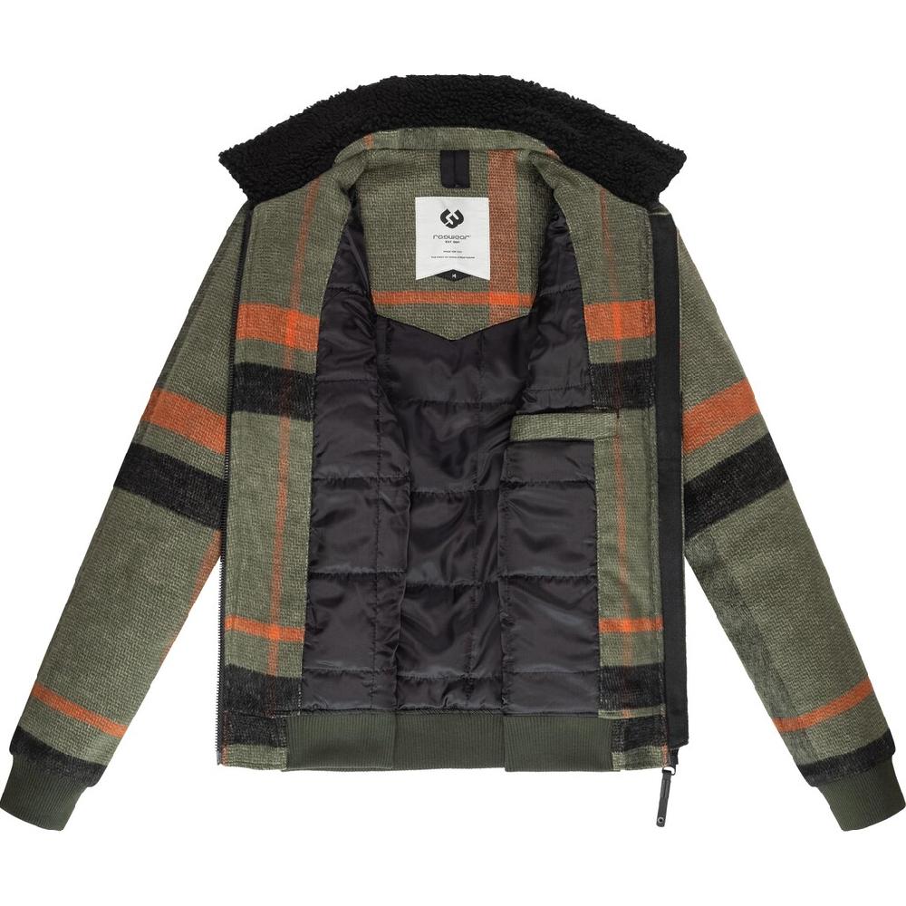 Ragwear Outdoorjacke »Sivval Check« Ohne Kapuze Warme Herren Übergangsjacke Mit Kuscheligem Kragen ▷ Bestellen