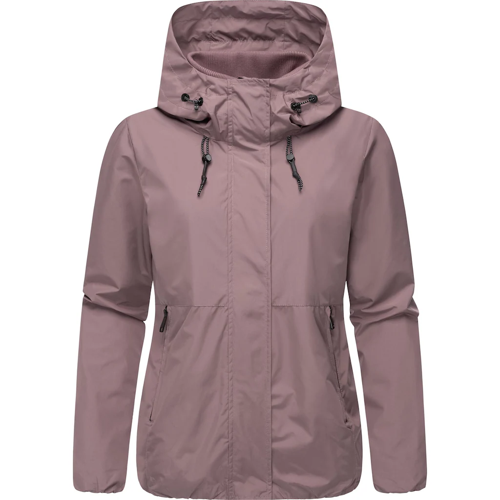 Ragwear Outdoorjacke »Sunniva Light« Mit Kapuze Wasserdichte Und Atmungsaktive Damen Übergangsjacke
