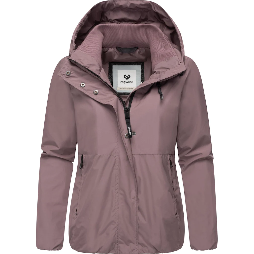Ragwear Outdoorjacke »Sunniva Light« mit Kapuze Wasserdichte und atmungsaktive Damen Übergangsjacke