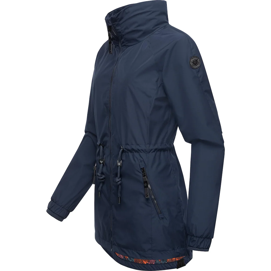 Ragwear Outdoorjacke »Tacy« Ohne Kapuze Wasserdichte Damen Übergangsjacke Mit Hohem Kragen
