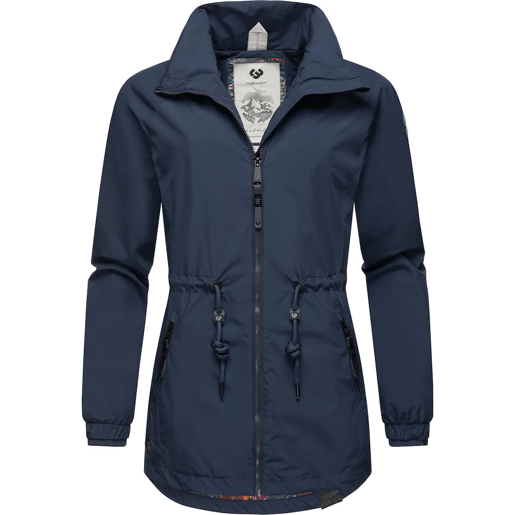 Ragwear Outdoorjacke »Tacy« Ohne Kapuze Wasserdichte Damen Übergangsjacke Mit Hohem Kragen
