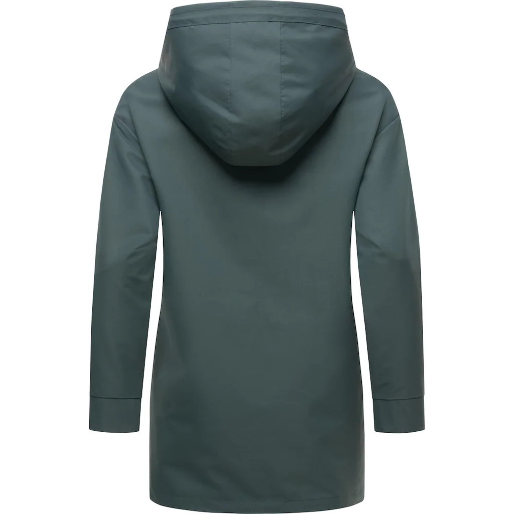 Ragwear Outdoorjacke »Urbanna Remake« Mit Kapuze Wasserdichte Übergangsjacke Aus Recycelten Materialien