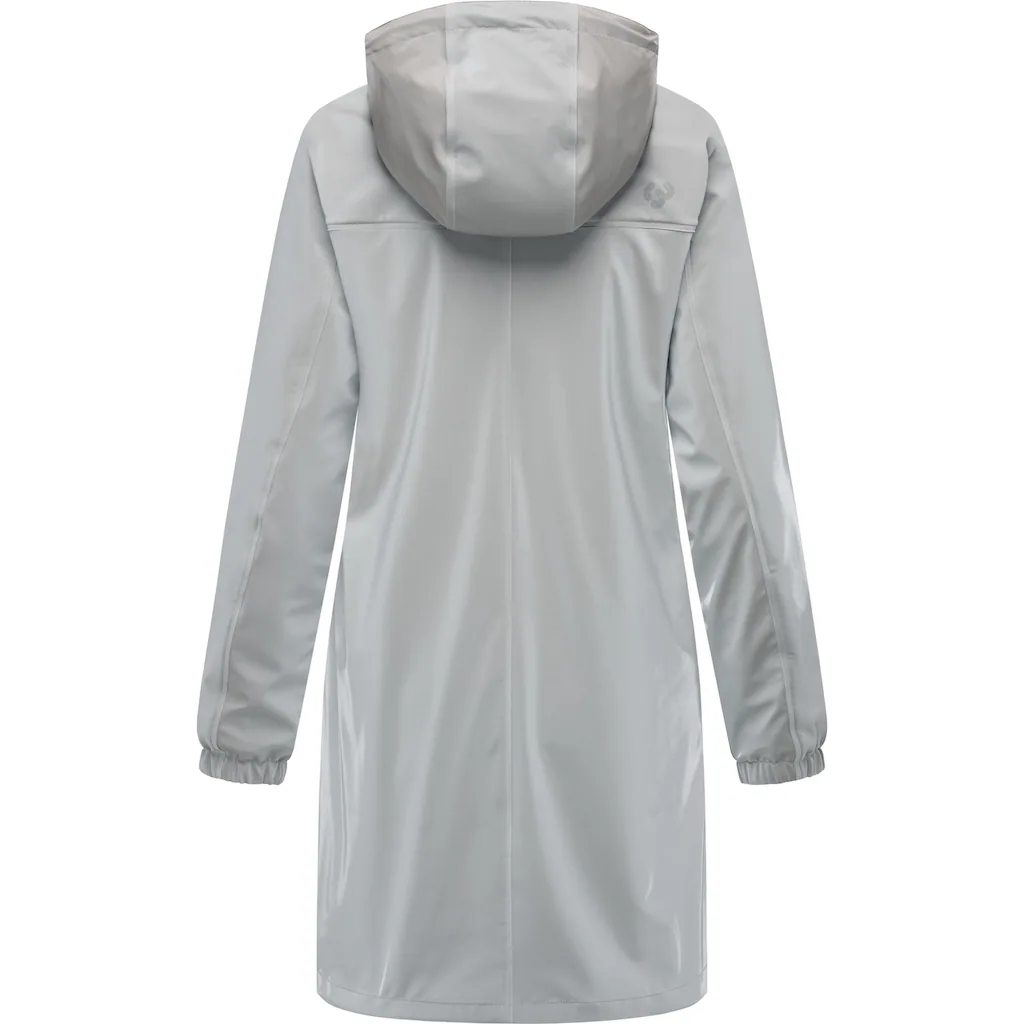 Ragwear Regenmantel »Husty Rainy« Reflektierender Wasserdichter Damen Übergangsmantel