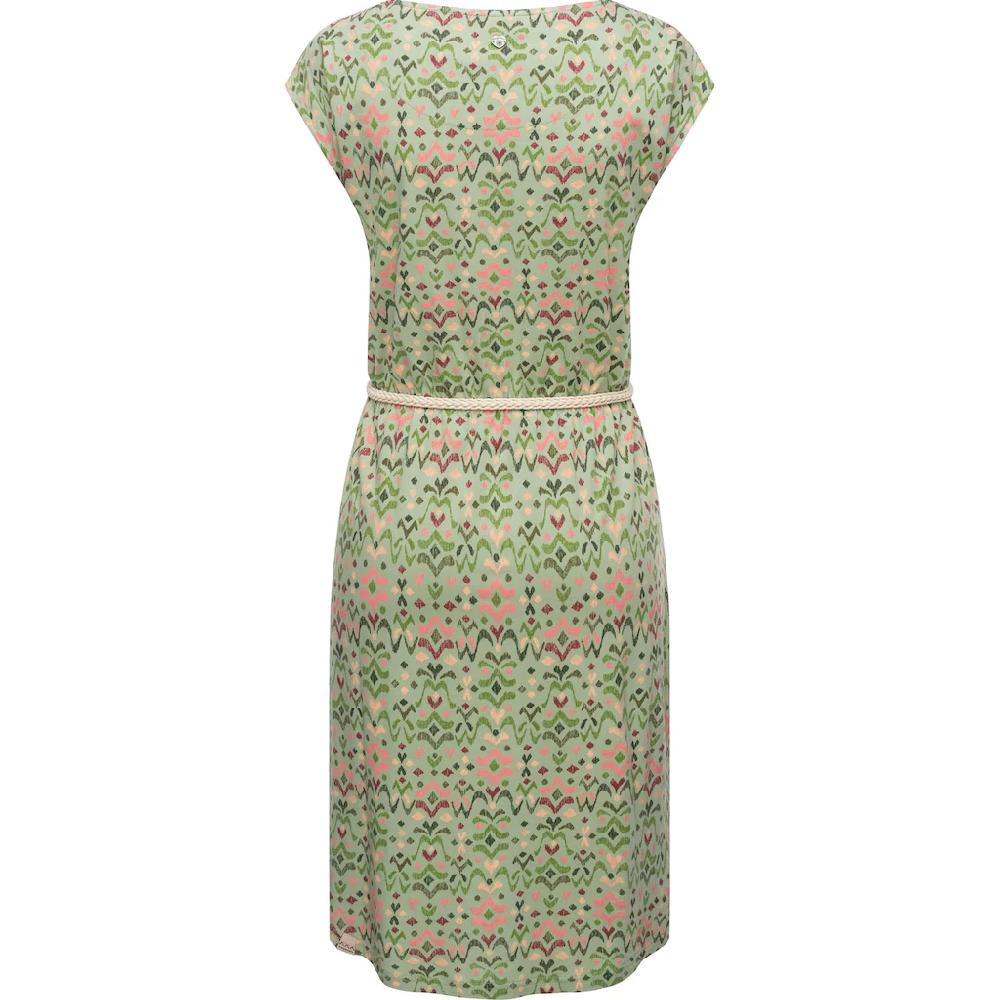 Ragwear Shirtkleid »Lilithe Ikat« Stylisches Damen Sommerkleid Mit Taillengürtel
