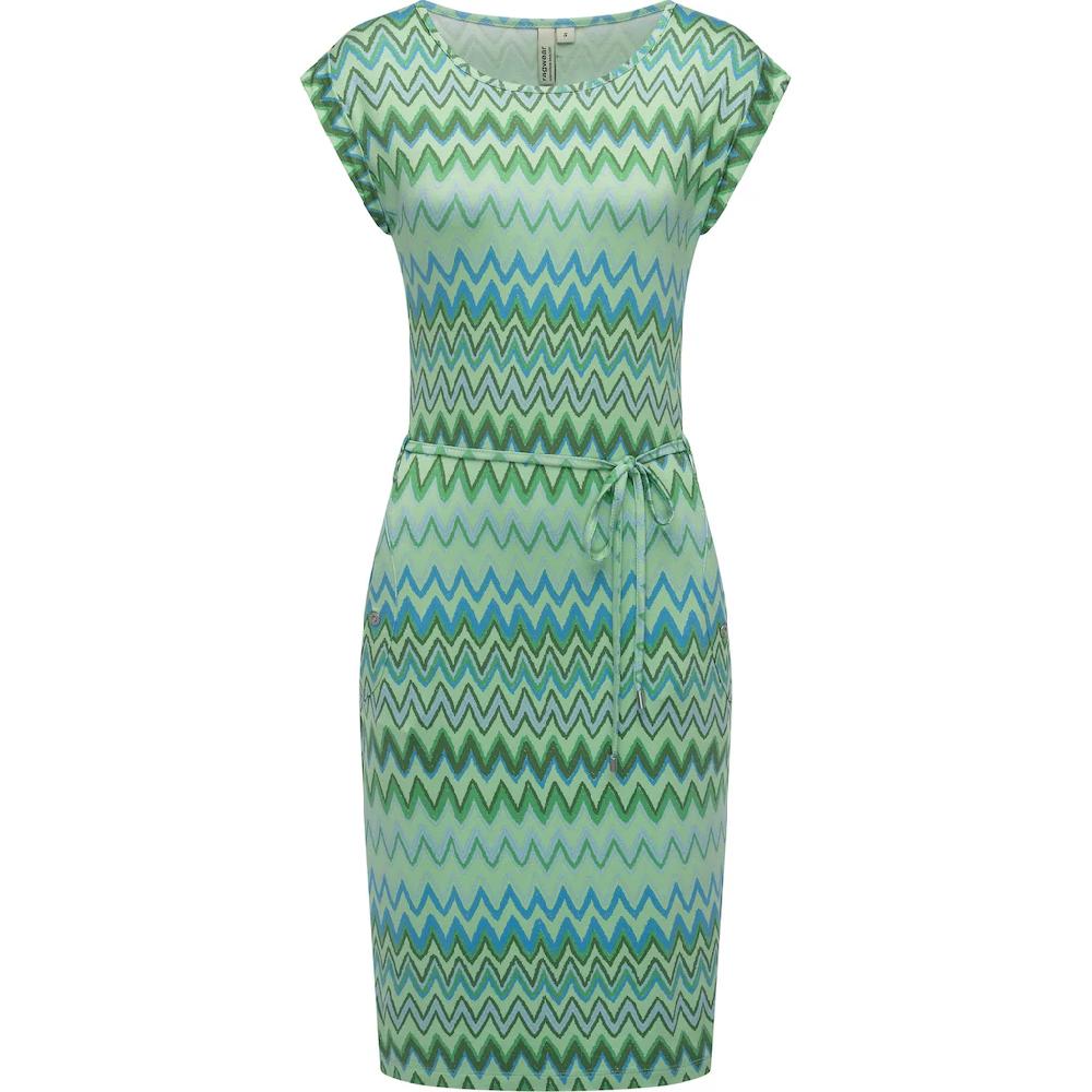 Ragwear Sommerkleid »Taggien Print« Leichtes bequemes Midikleid mit Muster