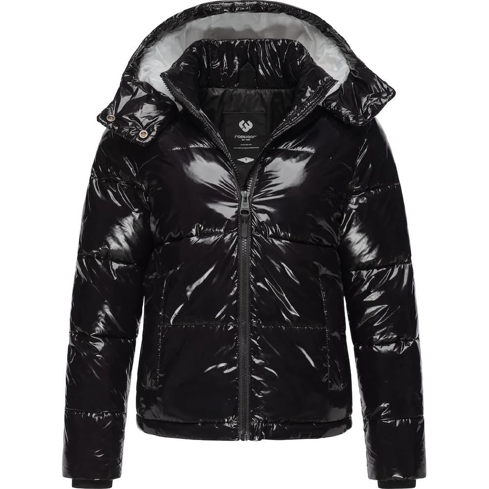 Ragwear Steppjacke »Roobie« mit Kapuze super stylische gänzende Damen Winterjacke