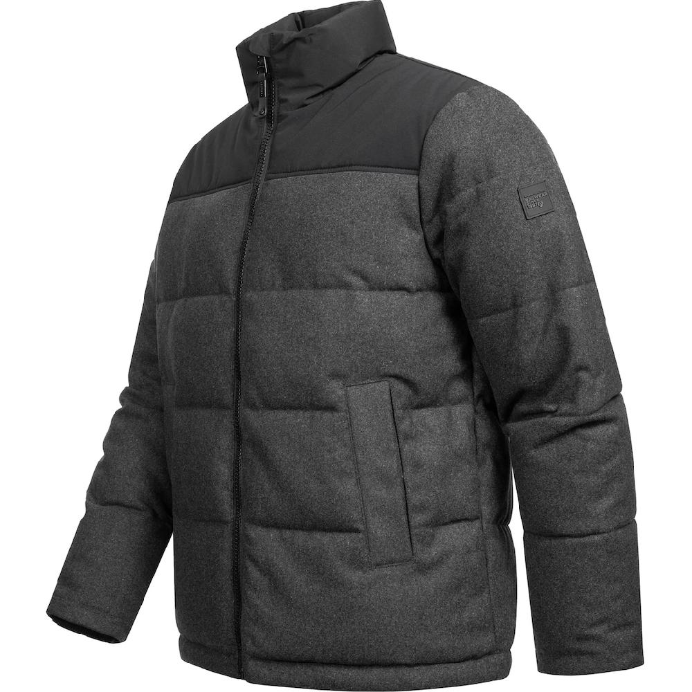 Ragwear Steppjacke »Waldess« Ohne Kapuze Gesteppte Herren Outdoorjacke In Woll-Optik ▷ Kaufen