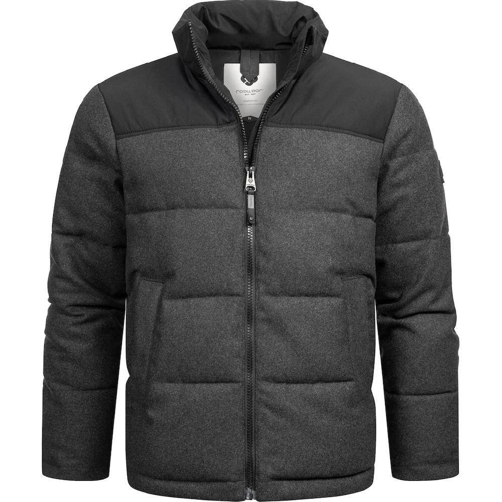Ragwear Steppjacke »Waldess« ohne Kapuze Gesteppte Herren Outdoorjacke in Woll-Optik ▷ kaufen