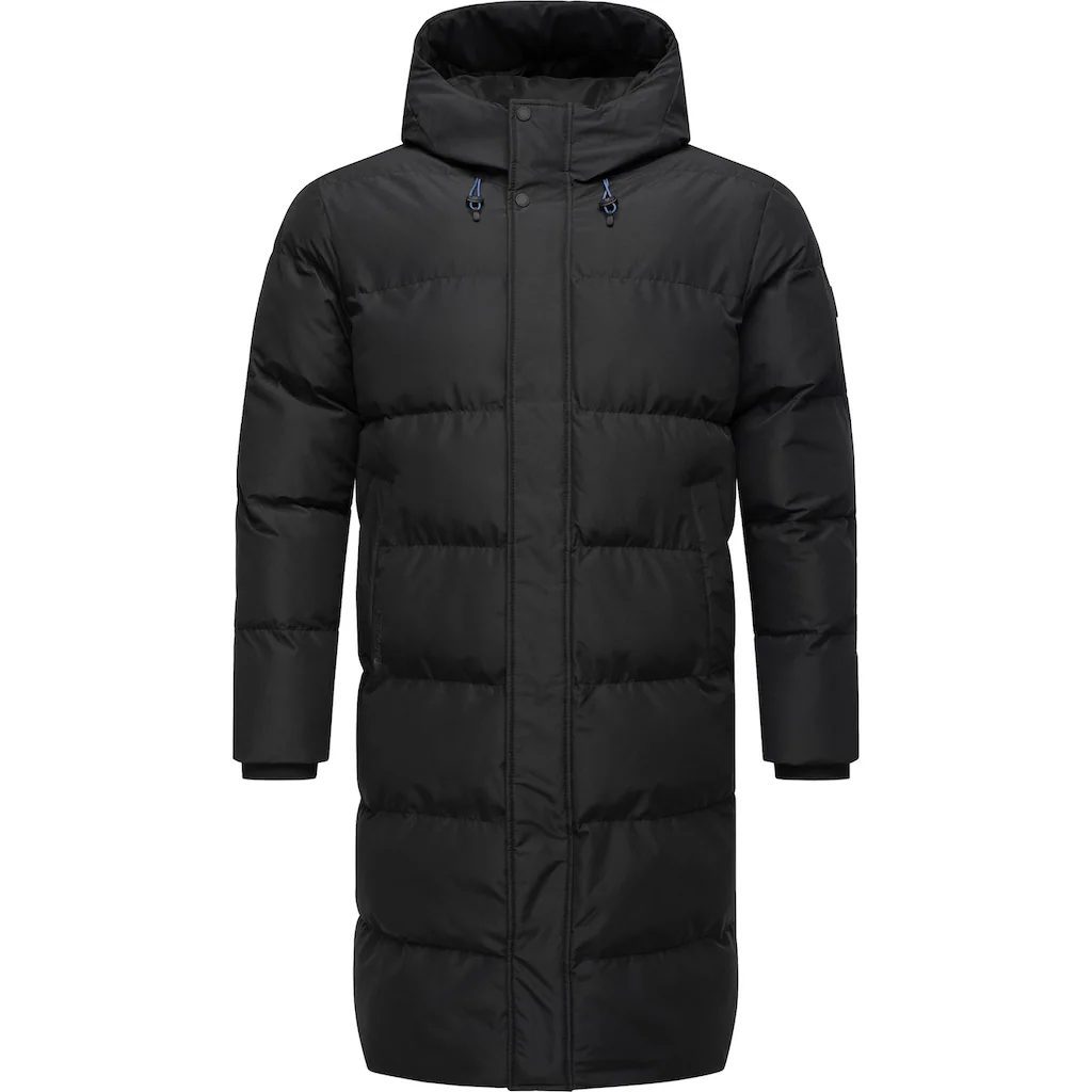 Ragwear Steppmantel »Nordwey« Wasserdichter Herren Wintermantel mit verstellbarer Kapuze ▷ für