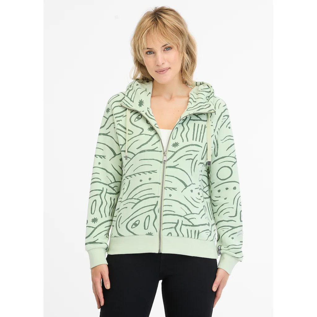 Ragwear Sweatjacke »FLLAWIA PRINT«