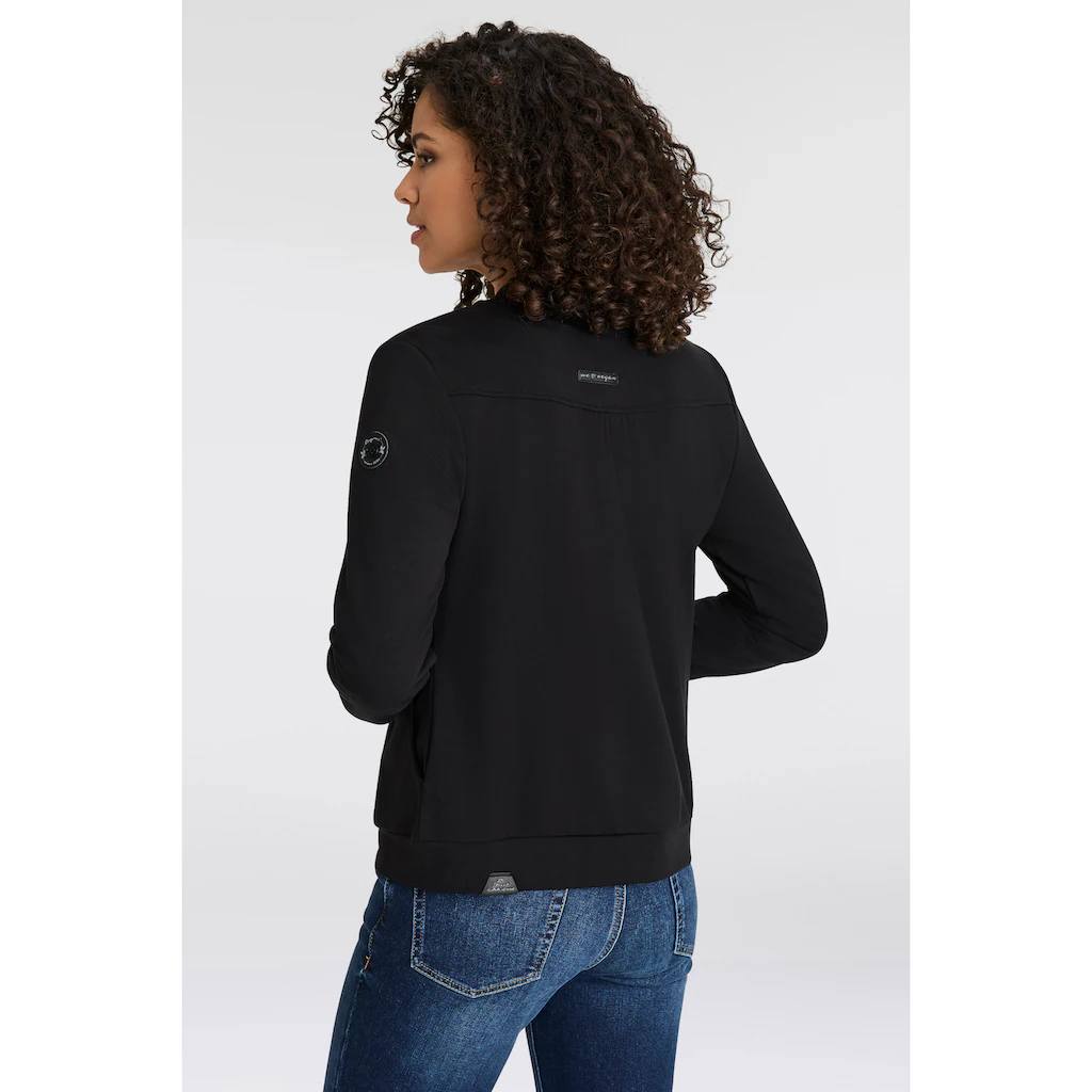 Ragwear Sweatjacke »KENIA CORE« Mit Logo Und Gerafften Details