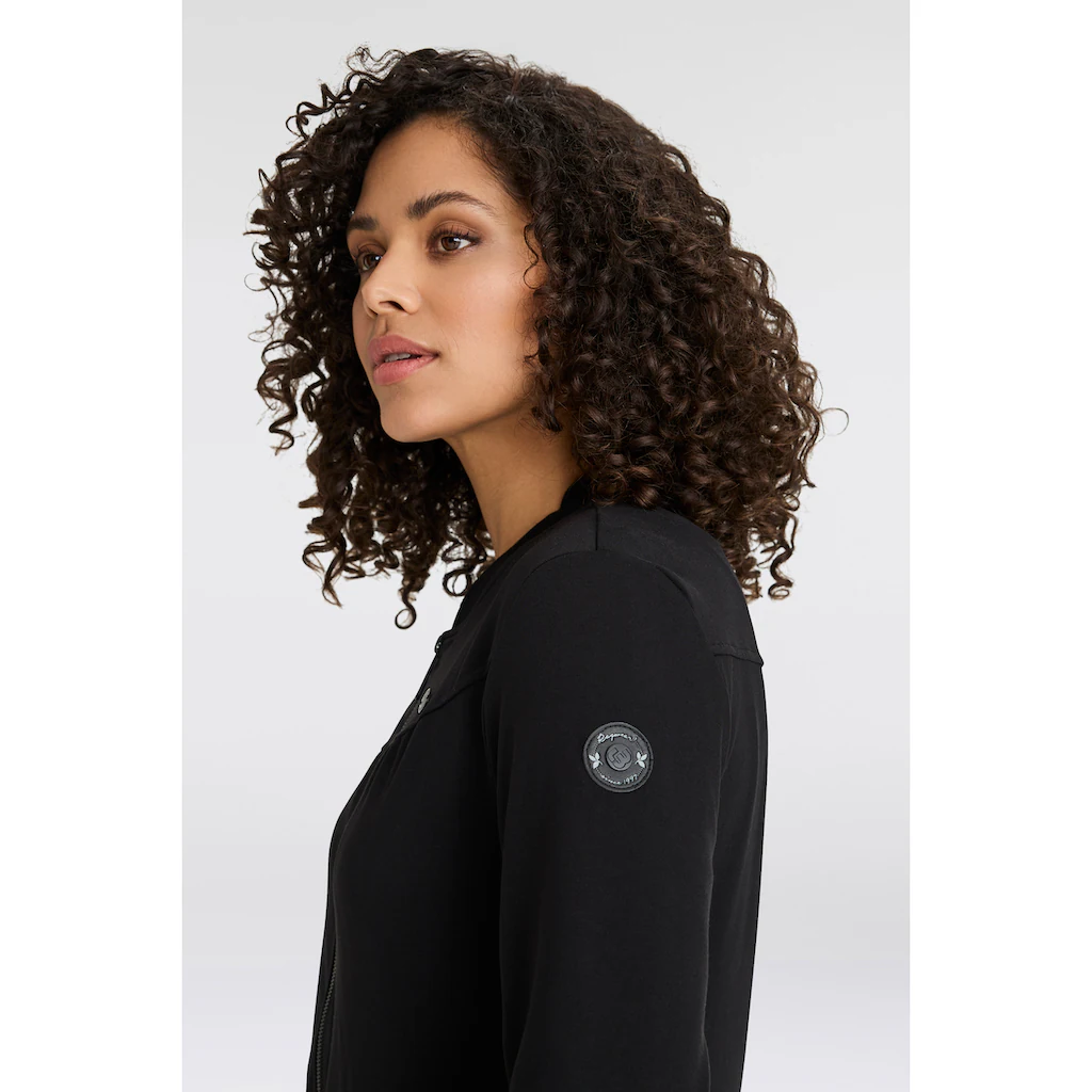 Ragwear Sweatjacke »KENIA CORE« Mit Logo Und Gerafften Details