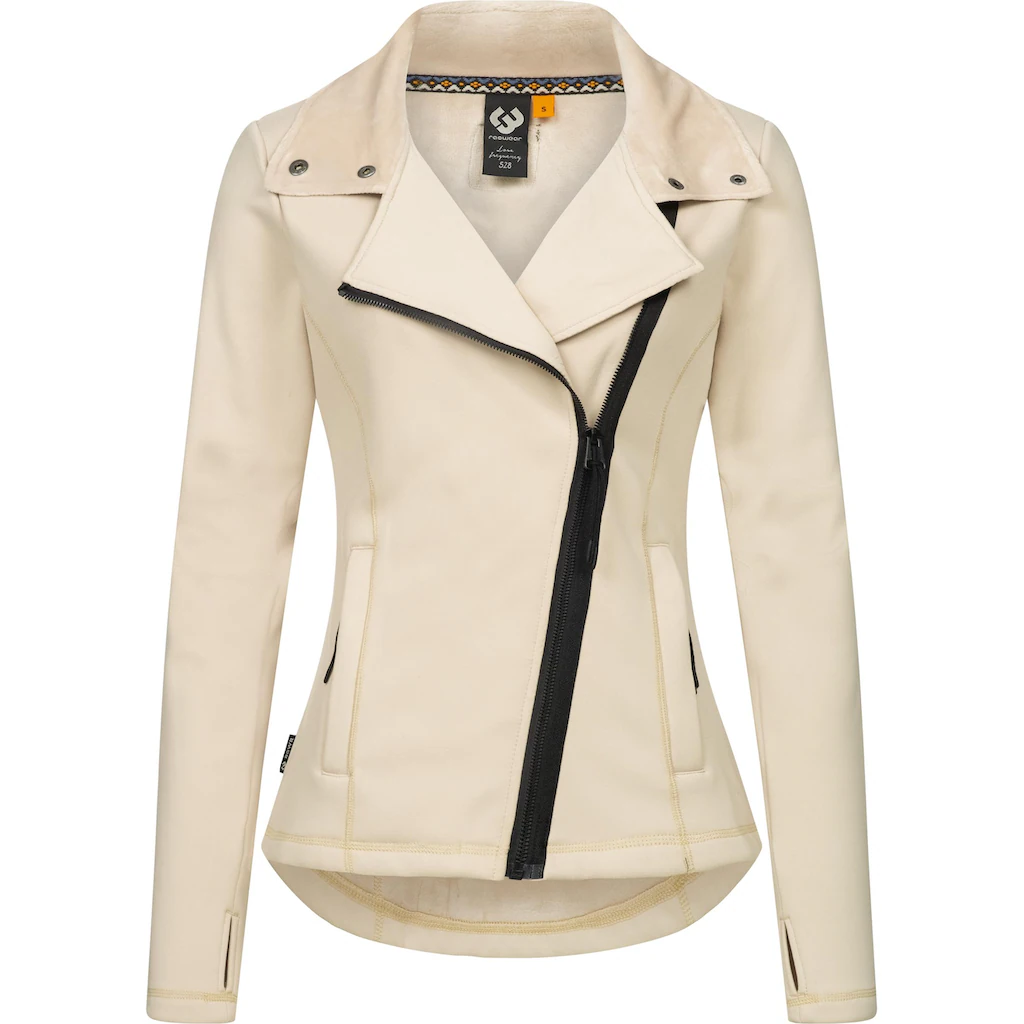Ragwear Sweatjacke »Saskie« Modische Damen Kapuzenjacke mit kuschlig weichem Innenfutter