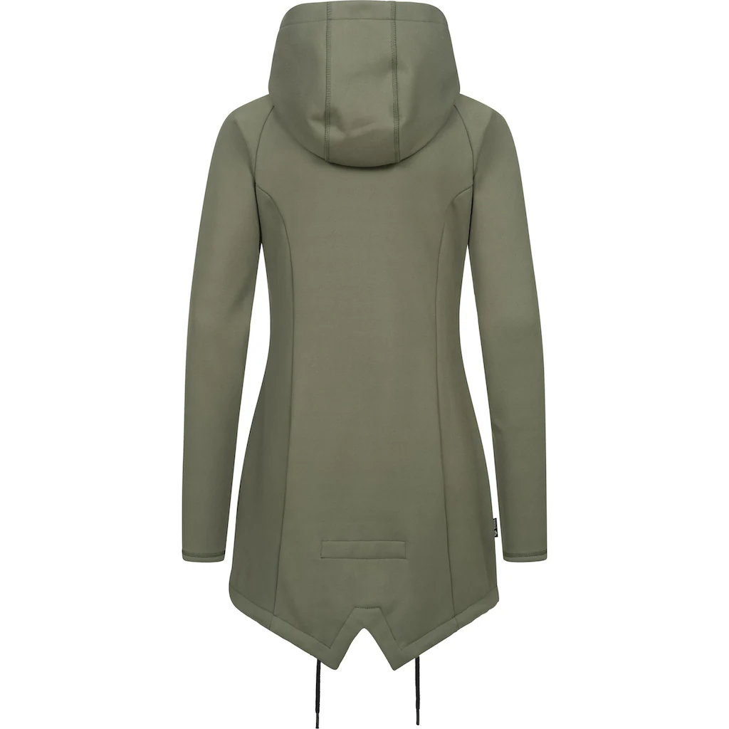 Ragwear Sweatjacke »Wingi« Sportliche Damen Kapuzenjacke Mit Kuschelig Weichem Innenleben