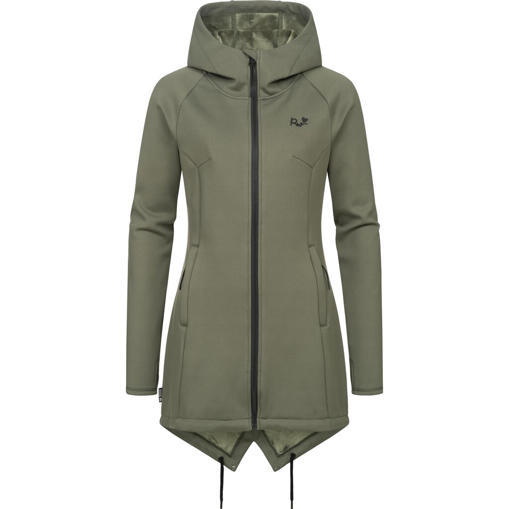 Ragwear Sweatjacke »Wingi« Sportliche Damen Kapuzenjacke Mit Kuschelig Weichem Innenleben