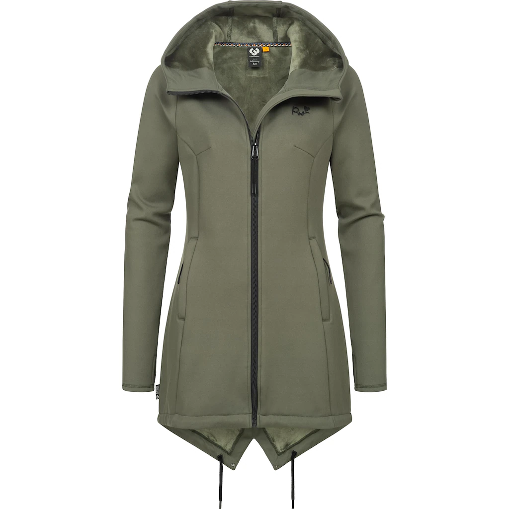 Ragwear Sweatjacke »Wingi« Sportliche Damen Kapuzenjacke mit kuschelig weichem Innenleben