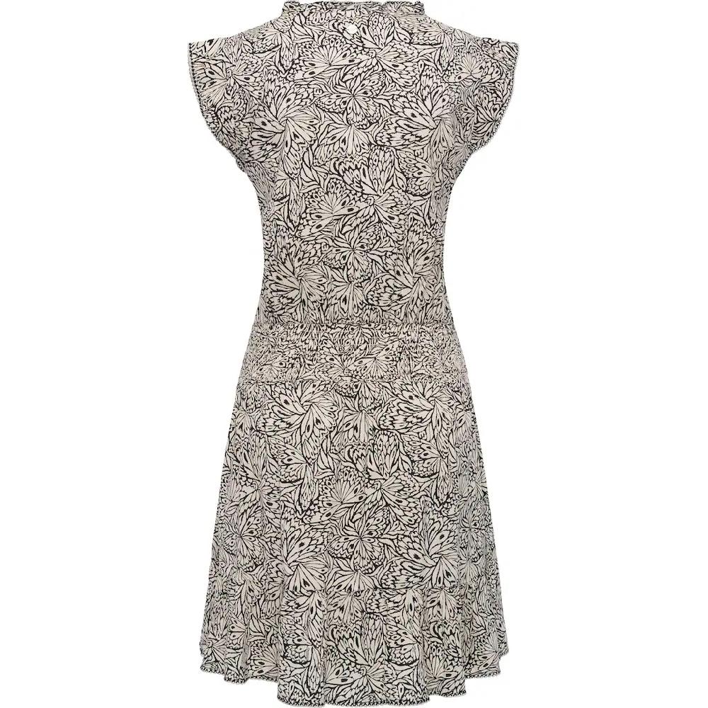 Ragwear Volantkleid »Chantalia Print« Stylisches Sommerkleid Mit Print Und Rüschen