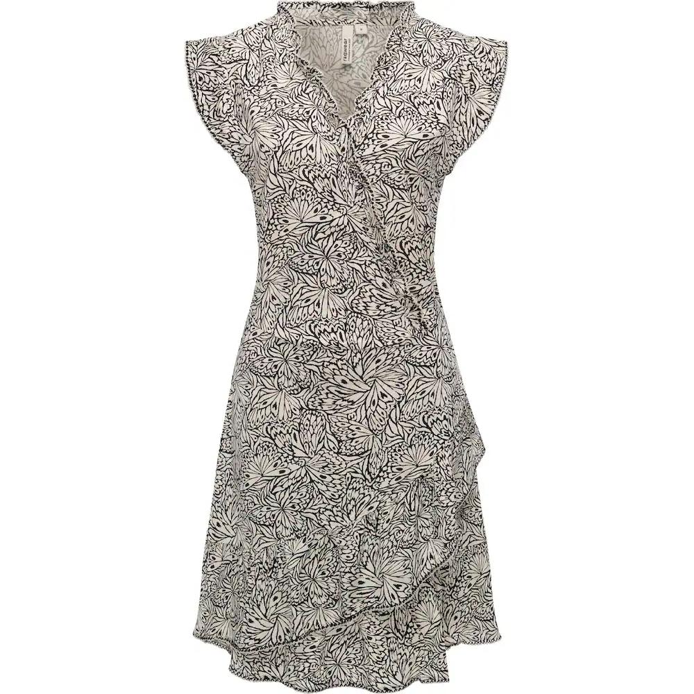 Ragwear Volantkleid »Chantalia Print« stylisches Sommerkleid mit Print und Rüschen