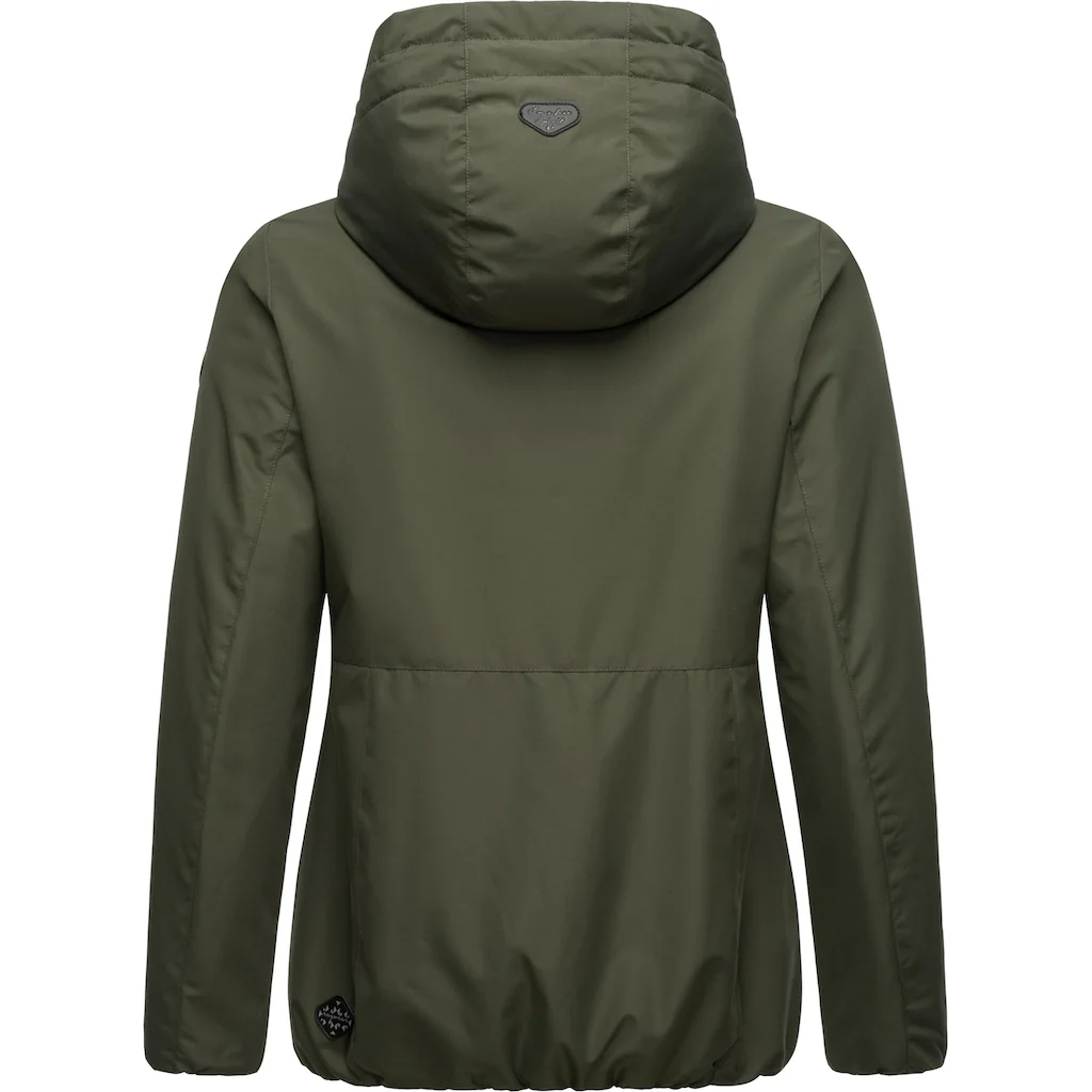 Ragwear Winterjacke »Sunniva« Mit Kapuze Wasserdichte Winter Damen Jacke Mit Teddyfell-Innenfutter