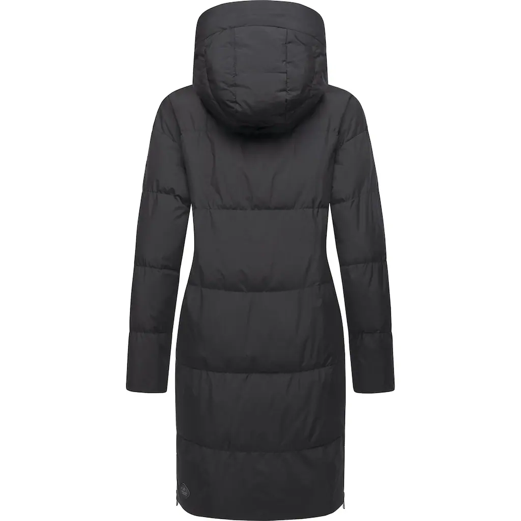 Ragwear Wintermantel »Jumana« Damen Mantel Aus Modernem Materialmix Mit Kapuze