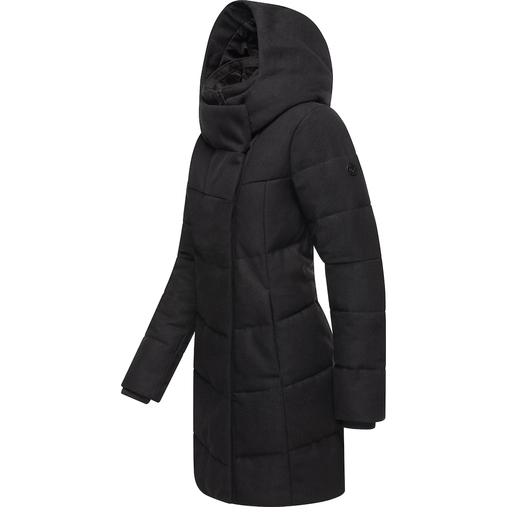 Ragwear Wintermantel »Pavla Coat« Stylischer Damen Steppmantel In Woll-Optik