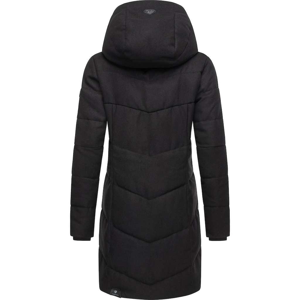 Ragwear Wintermantel »Pavla Coat« Stylischer Damen Steppmantel In Woll-Optik