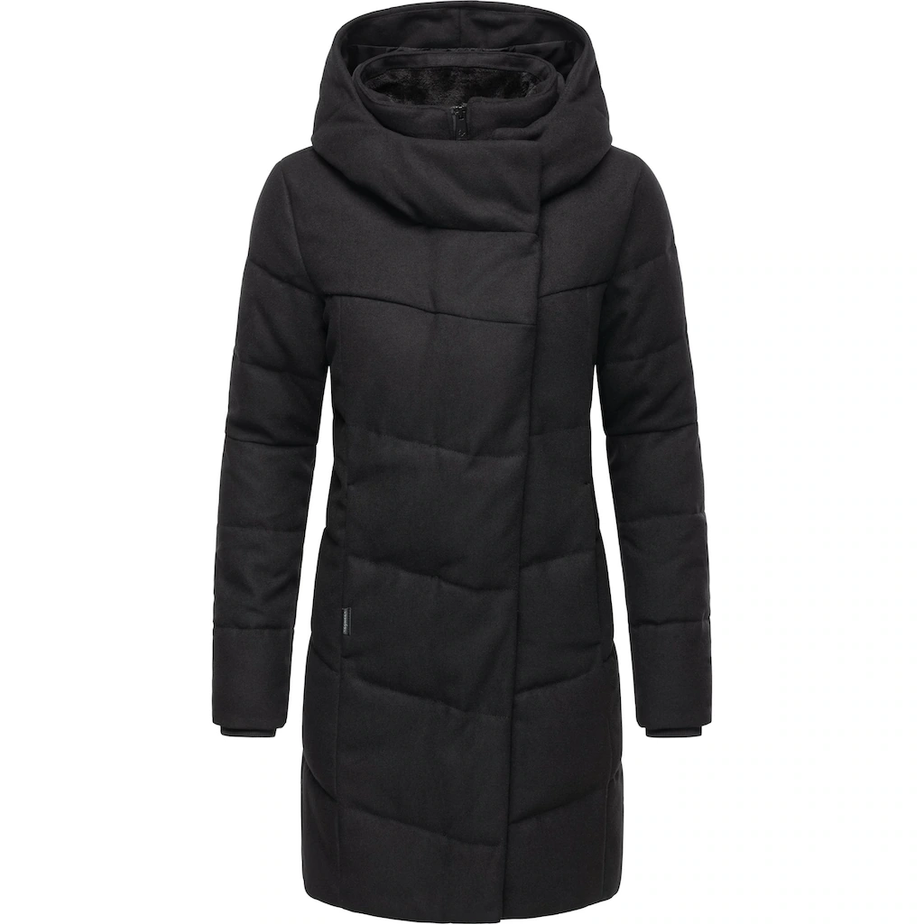 Ragwear Wintermantel »Pavla Coat« Stylischer Damen Steppmantel In Woll-Optik