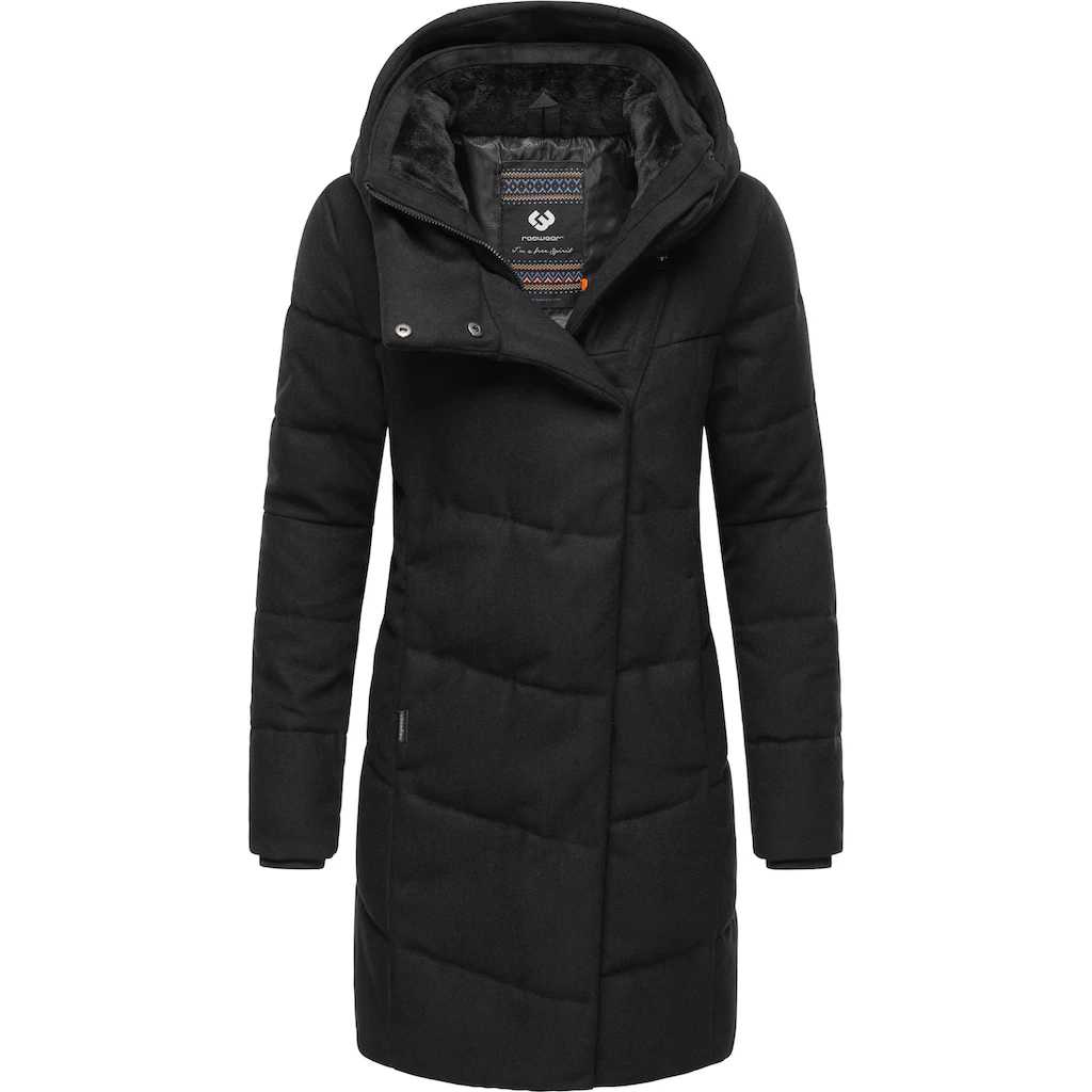 Ragwear Wintermantel »Pavla Coat« stylischer Damen Steppmantel in Woll-Optik