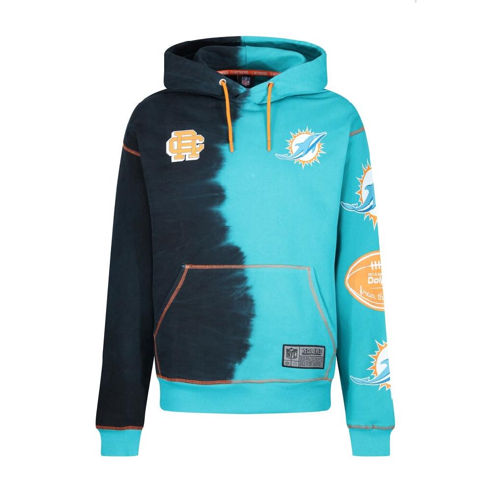 Recovered Kapuzensweatshirt »NFL Dolphins Ink Dye Effect On« Im Lockeren Schnitt ▷ Bestellen