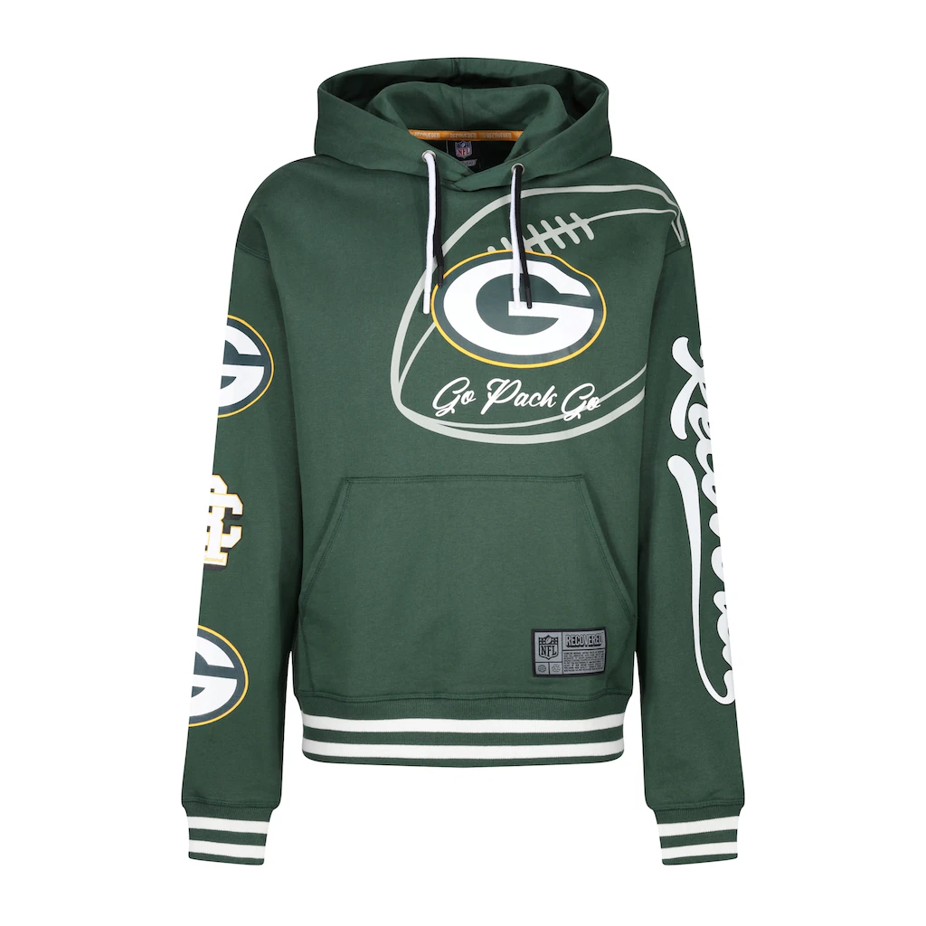 Recovered Kapuzensweatshirt »NFL Packers Go Pack Go« Im Zeitlosen Design ▷ Für