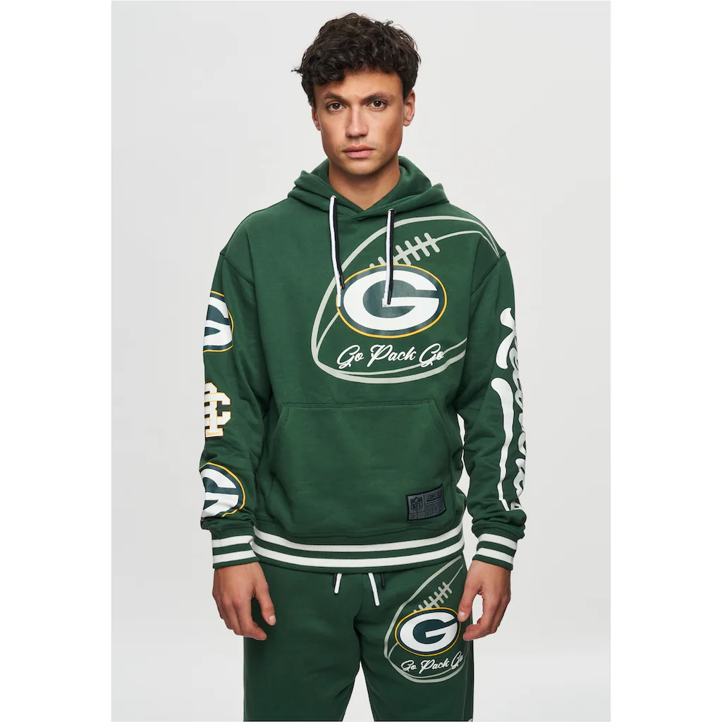 Recovered Kapuzensweatshirt »NFL Packers Go Pack Go« im zeitlosen Design ▷ für